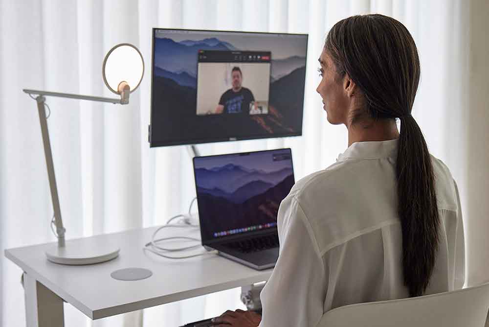 A WHOLE NEW LIGHT FOR TASKS AND VIDEO CALLS