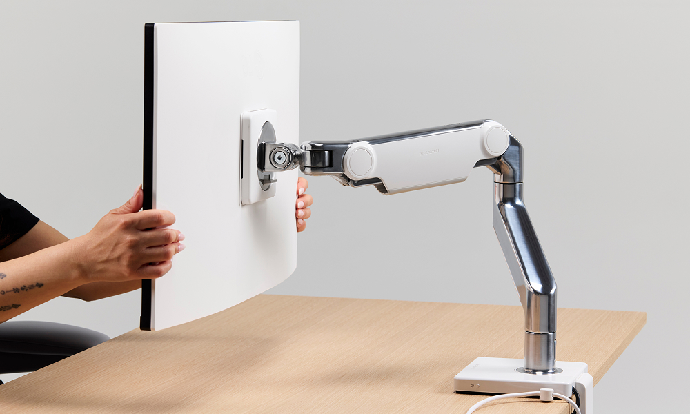 Monitor Arms and Integrated Docks