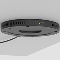 NeatCharge, Wireless Underdesk Charger with Gray Sticker and Alignment Sensor, Black