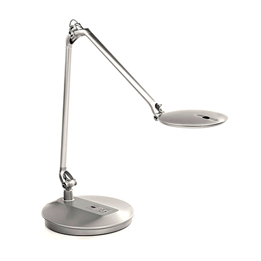 Element Disc LED Task Light with Tech Base, Silver