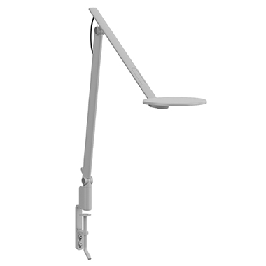 Nova Task Light, Clamp Base, Light Gray