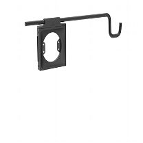 Accessory Holder with Universal Accessory Bracket, Black