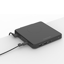 M/Connect 2 - 100W Stand Alone Split Dock, Clamp Mount, Black