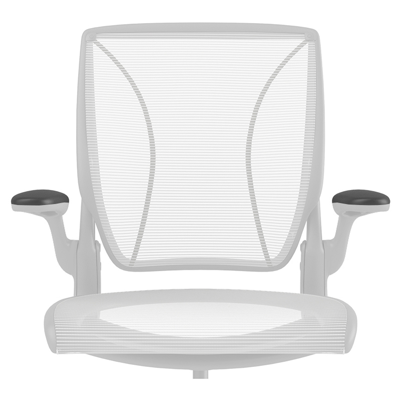 Silver Fixed Duron Arm Pads For Silver Frame (Pair)