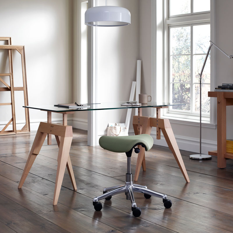 Humanscale Freedom Saddle Stool - Side View
