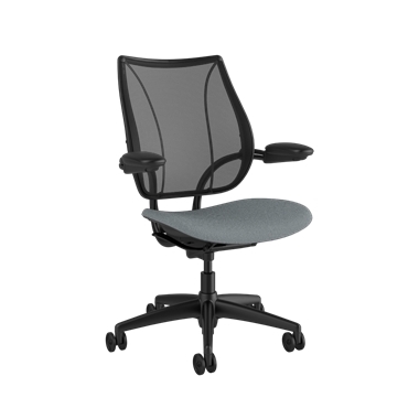 Liberty Ocean, Monofilament Stripe Mesh Back - Black, Corde 4 - Medium Gray Seat