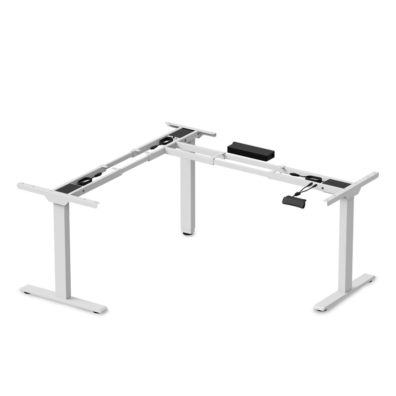 Efloat Go 2.0, 3-Leg Height Adjustable Table Base (Standard Range), White