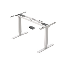 eFloat Go 2.0, Height Adjustable Table Base (Extended Range), T-Foot Style, White
