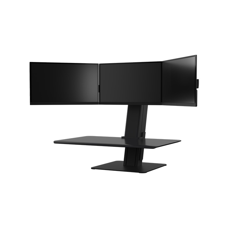 QuickStand Eco, Triple Monitor, Black, 2nd Generation