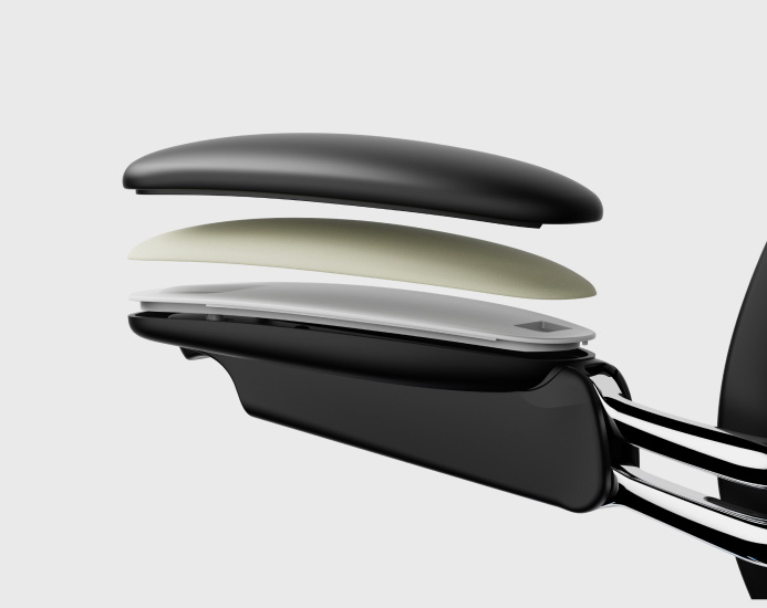 Duron arm pad layers