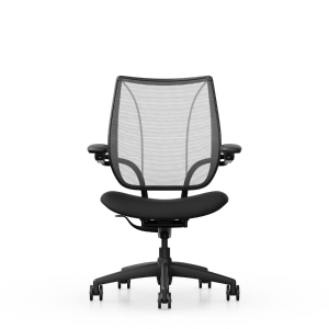 Liberty in Black Mesh, Corde 4 Black textile seat