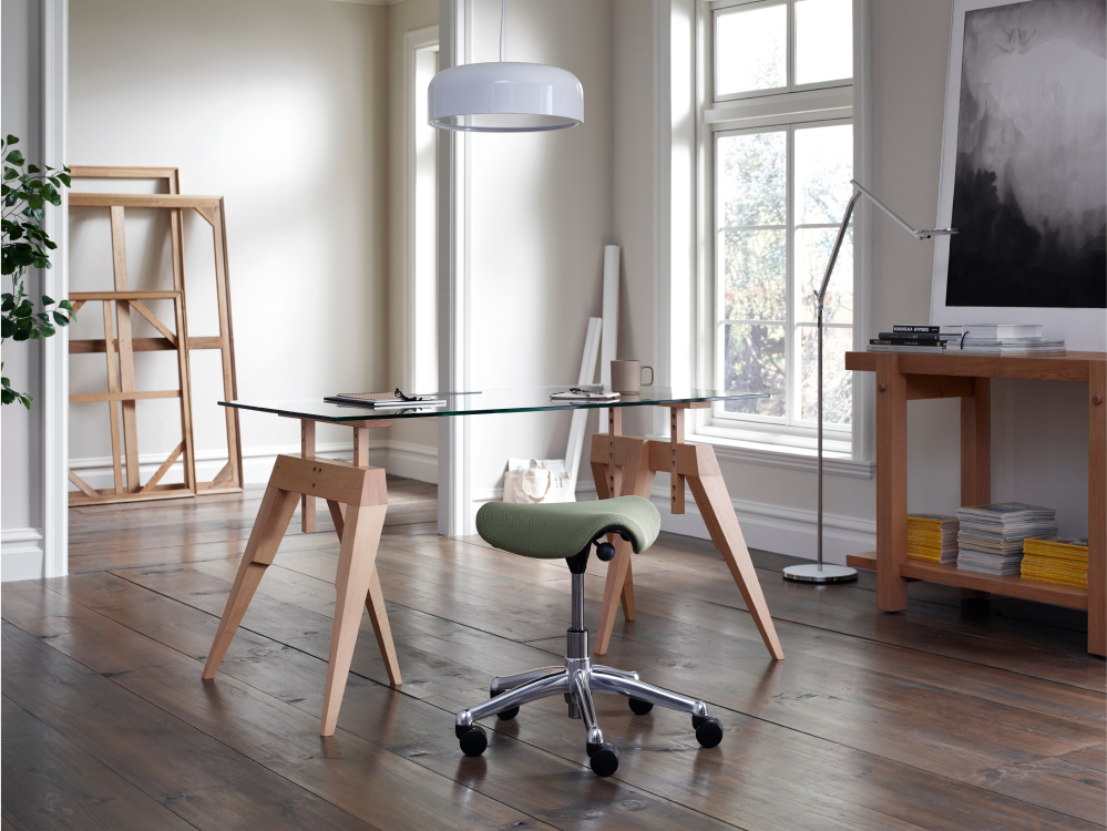 Freedom Headrest in Kvadrat Coda 2 textile with Polished Aluminum Frame