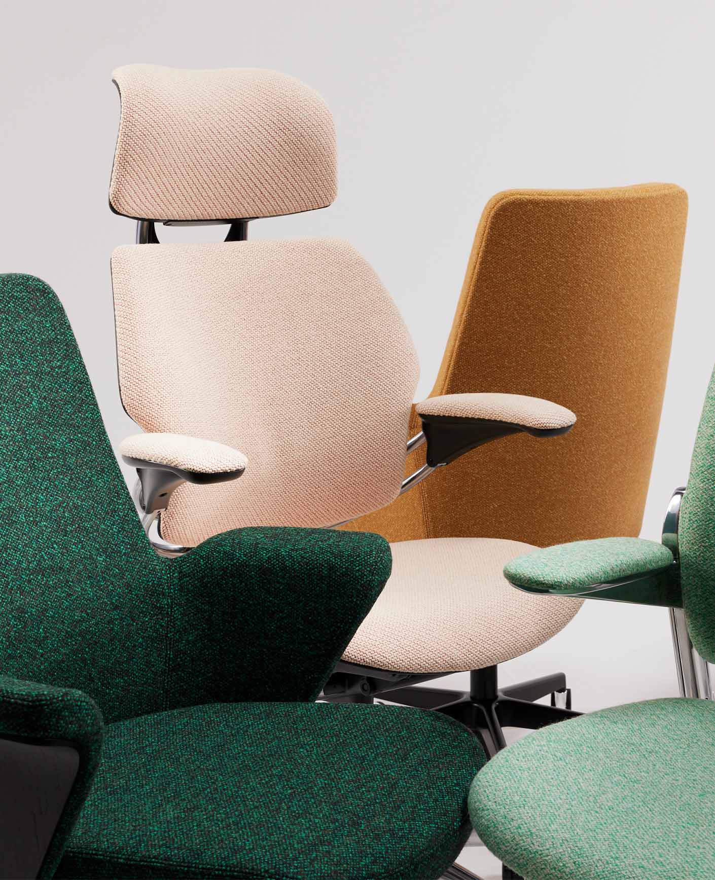 Humanscale chairs in Kvadrat upholstery