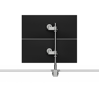 M/Flex M8.1 Dual Monitor Arm, Stacked (One over One), No Links, 30